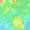 Tokoyo topographic map, elevation, terrain