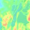 Finger Lakes topographic map, elevation, terrain