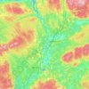 Shubenacadie River topographic map, elevation, terrain