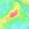 Glanton topographic map, elevation, terrain