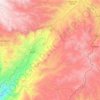 Giron topographic map, elevation, terrain