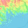 Kalix topographic map, elevation, terrain