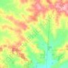 Harrismith topographic map, elevation, terrain