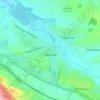 Zolochiv topographic map, elevation, terrain