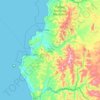 Puerto López topographic map, elevation, terrain