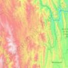 Provincia Tomina topographic map, elevation, terrain