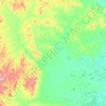 Мугурдахский наслег topographic map, elevation, terrain