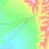 East Carbon topographic map, elevation, terrain