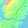 Shimo La Tewa ward topographic map, elevation, terrain