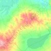 Chorbane topographic map, elevation, terrain