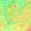 Local Government District of Pinawa topographic map, elevation, terrain