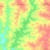 Lake Secession topographic map, elevation, terrain