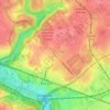East Falls topographic map, elevation, terrain