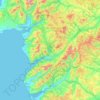 VC48 Merionethshire topographic map, elevation, terrain