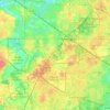 Barrington Hills topographic map, elevation, terrain