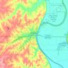 Atchison topographic map, elevation, terrain