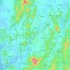 Hongseong-gun topographic map, elevation, terrain