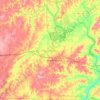 Anson County topographic map, elevation, terrain