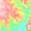Nova Esperança do Sul topographic map, elevation, terrain