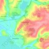 Marhanets topographic map, elevation, terrain