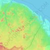 Guiana Francesa topographic map, elevation, terrain