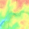 Dells of the Eau Claire County Park topographic map, elevation, terrain