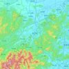 安吉县 topographic map, elevation, terrain
