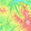 Vendranges topographic map, elevation, terrain