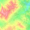 Délégation Kalaa Sghira topographic map, elevation, terrain
