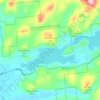 Paradox Lake topographic map, elevation, terrain