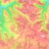 Sauzet topographic map, elevation, terrain