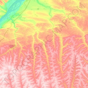 Жемконский 1-й наслег topographic map, elevation, terrain