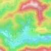 Bez-et-Esparon topographic map, elevation, terrain