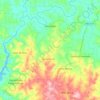 Alto Alegre topographic map, elevation, terrain