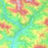 Kushma topographic map, elevation, terrain