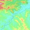 Bulliac topographic map, elevation, terrain