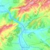 Garcia topographic map, elevation, terrain