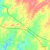 Jacksons' Gap topographic map, elevation, terrain