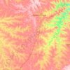 Sertão topographic map, elevation, terrain