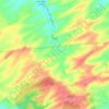 Soudé topographic map, elevation, terrain