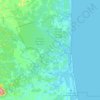 Una topographic map, elevation, terrain