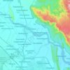 Chennur topographic map, elevation, terrain