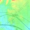 Vian topographic map, elevation, terrain