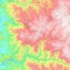 Province of San Miguel topographic map, elevation, terrain