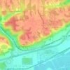 Mapleton topographic map, elevation, terrain