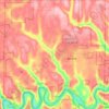 Barnett Township topographic map, elevation, terrain