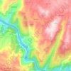 Linhares topographic map, elevation, terrain