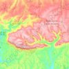 Davidson Township topographic map, elevation, terrain