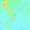 Sengah Temila topographic map, elevation, terrain