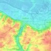 Buxtehude topographic map, elevation, terrain
